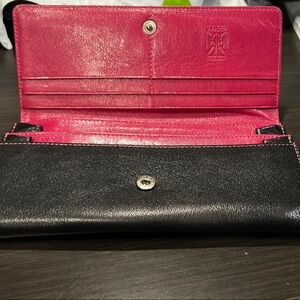 Elegant Black and Pink Women's Wallet